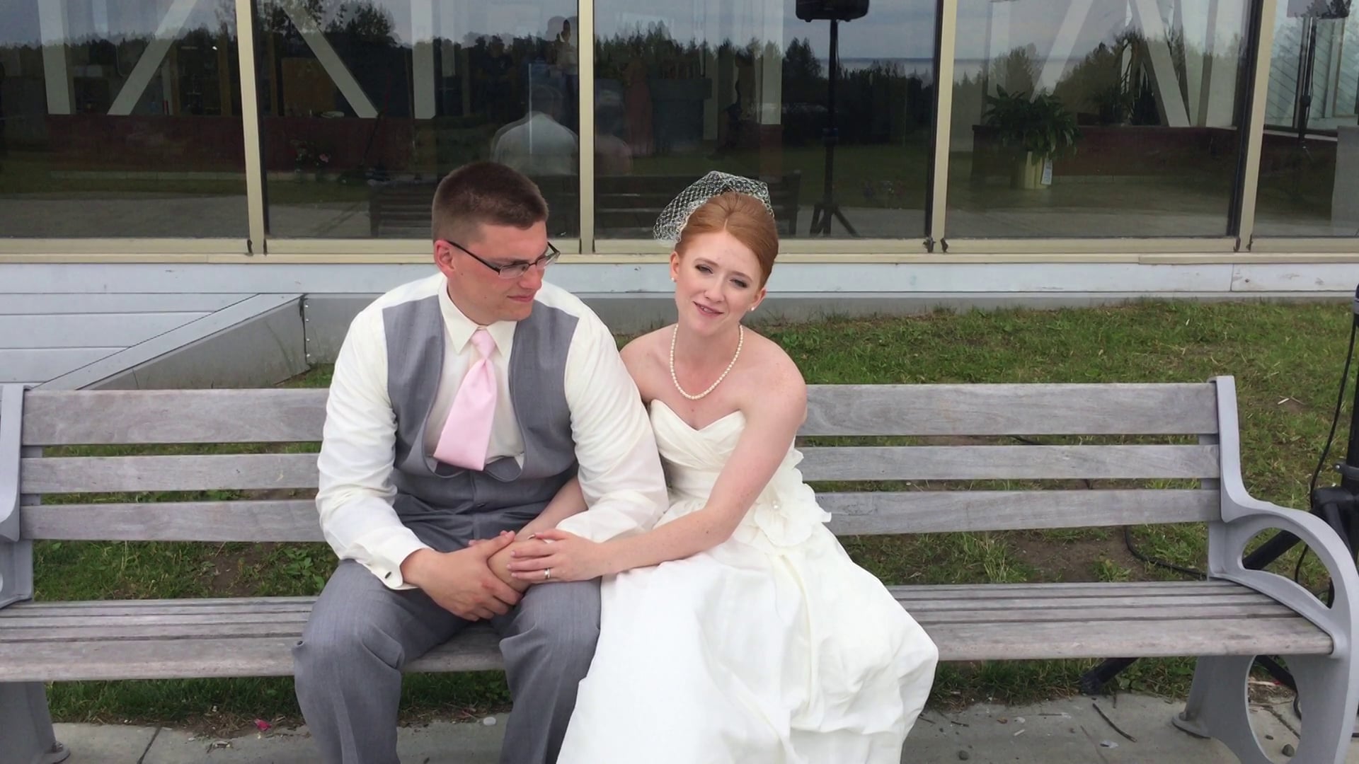 Alexis and Brendan at the Kincaid Chalet