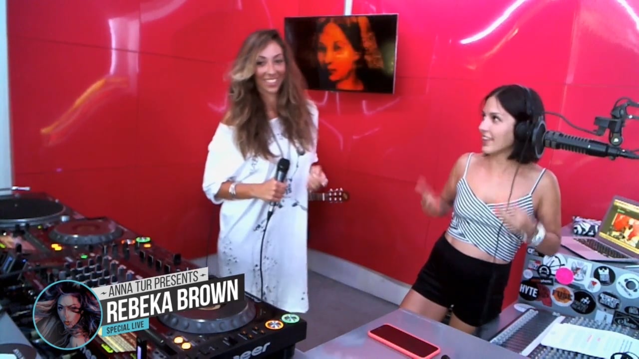 Anna Tur & Rebeka Brown @ Anna Tur Radioshow at Ibiza Global TV