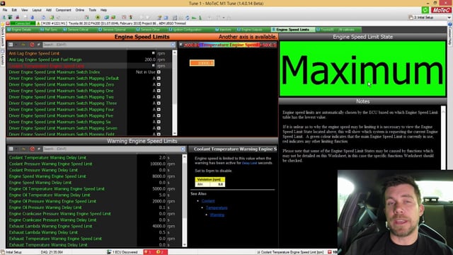 042 | Configuring engine protection strategies using a MoTeC M1 ECU