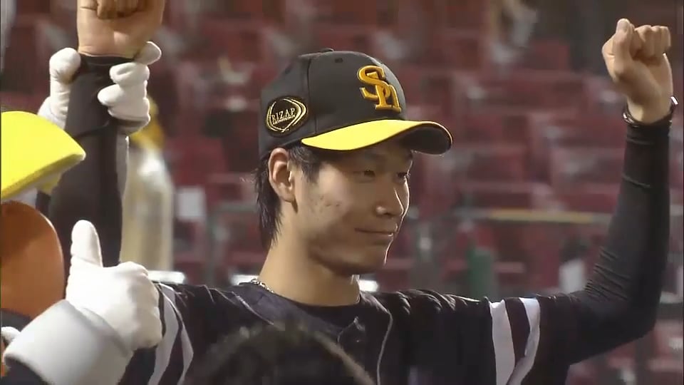 ホークス・武田投手ヒーローインタビュー 2015/8/22 E-H