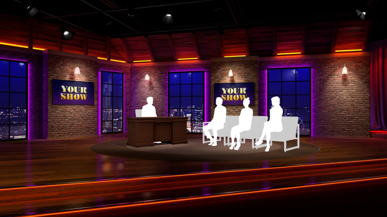 Set do show. ТВ шоу студия. Студия шоу. Студия вечернего шоу. Late Night show студия.