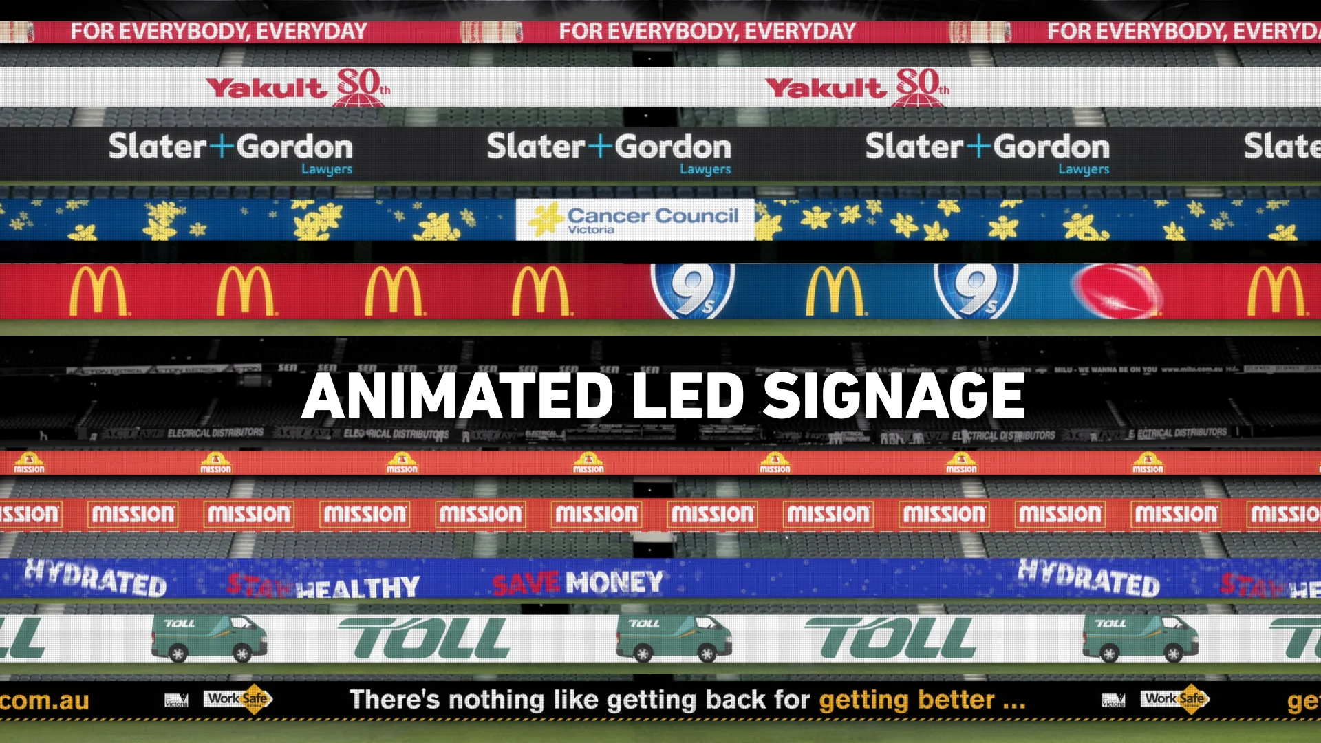 Stadium LED Signage Gallery