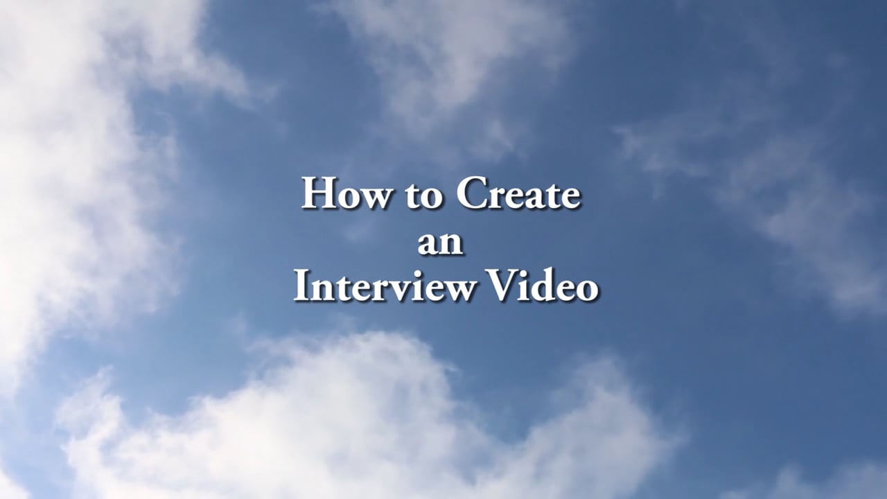 How To Create an Interview Video on Vimeo