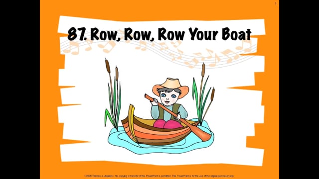 Row Row Row your Boat MusicplayOnline