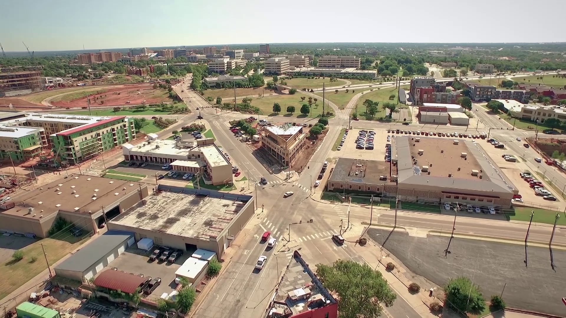 Under Construction OKC Flatiron Drone Footage on Vimeo