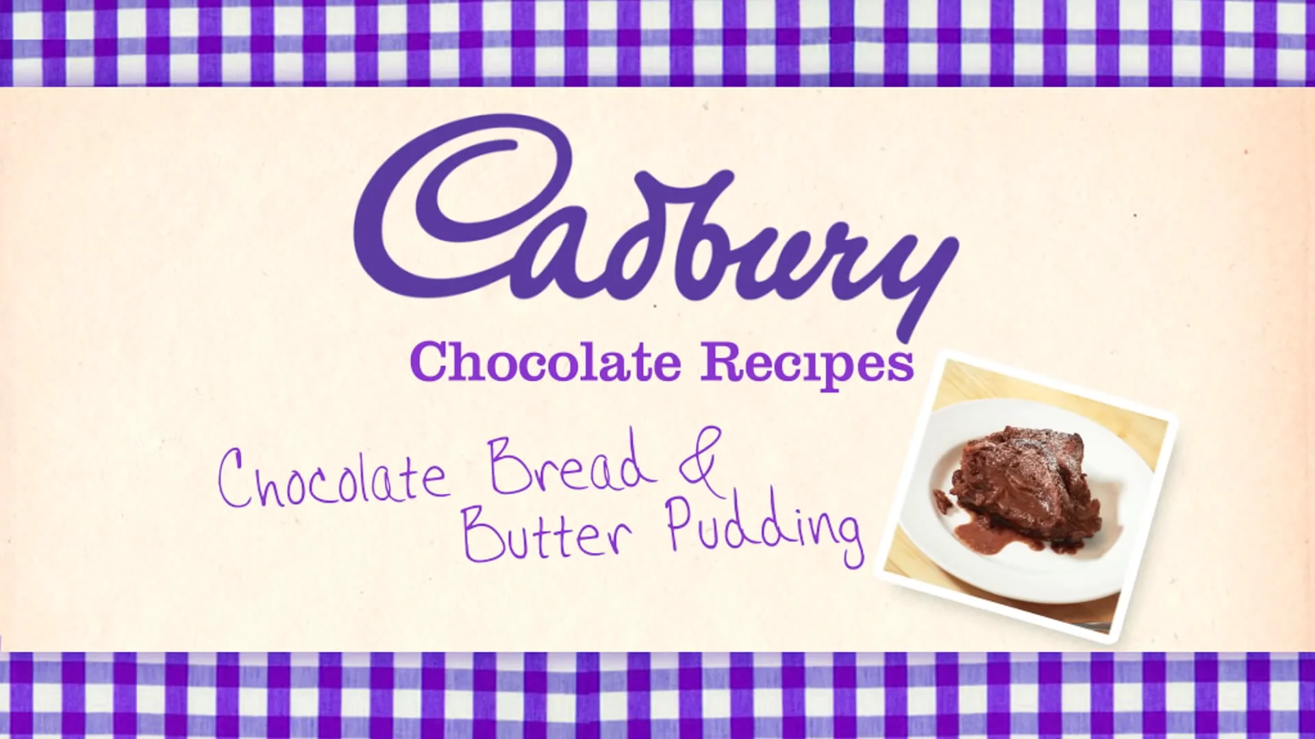 Cadbury recipes deals