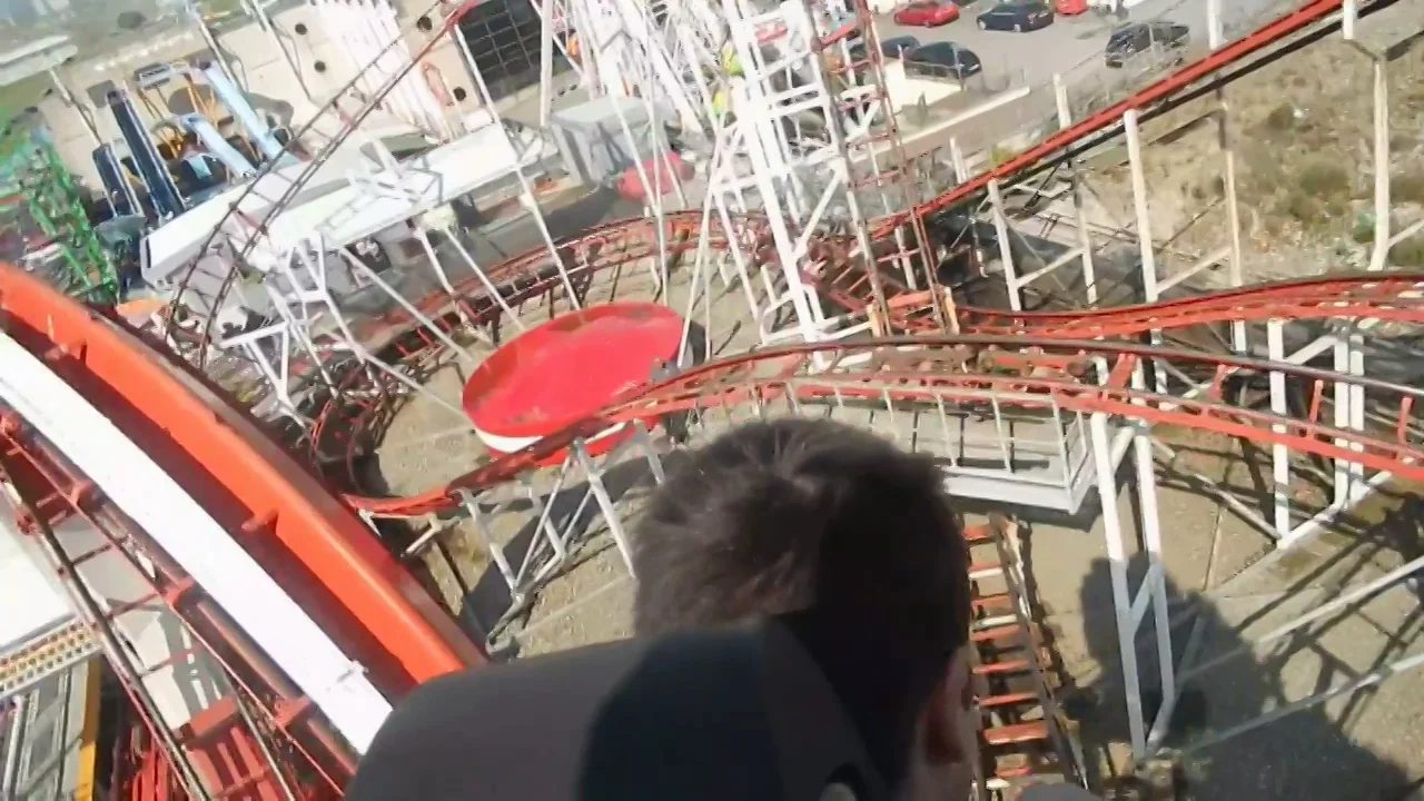 Looping Star Rollercoaster At Codonas Aberdeen