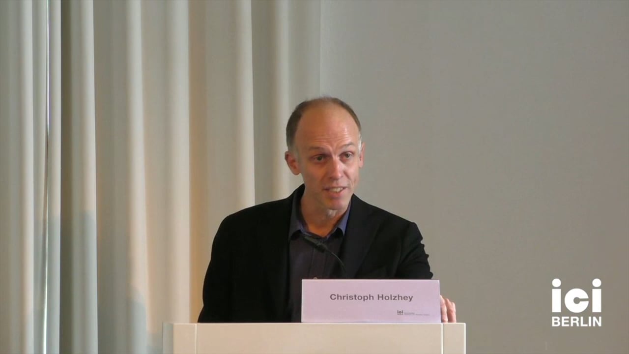 Introduction by Christoph Holzhey [Part 1, 1]