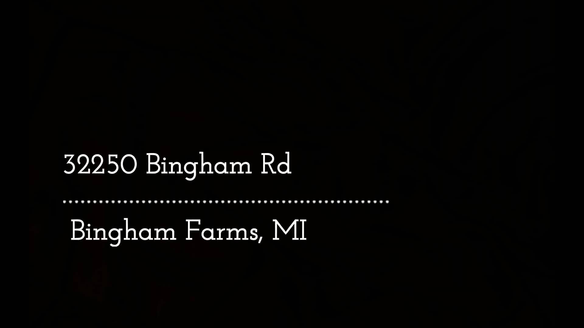 32250 Bingham Rd, Bingham Farms, MI on Vimeo