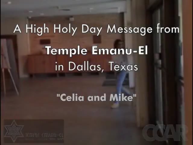 Temple Emanu-El: Celia and Mike