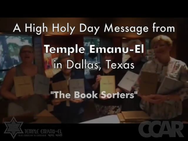 Temple Emanu-El: Book Sorters