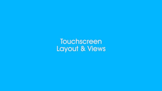 02 TDS Touchscreen Layout & Views v5