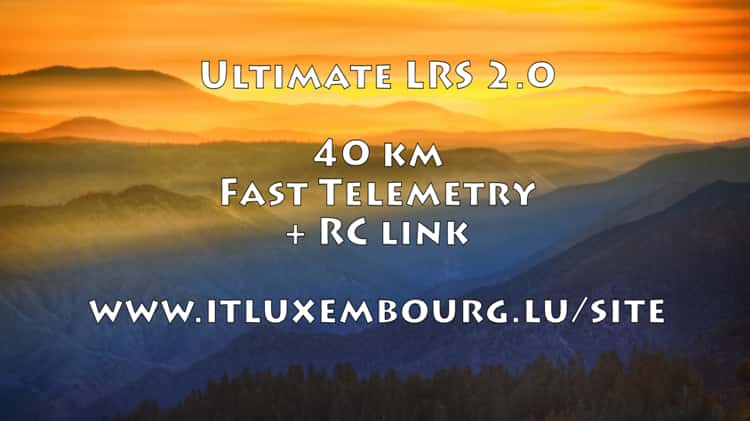 Ultimate LRS 2.0 Long range RC telemetry for Mission Planner and APM Planner