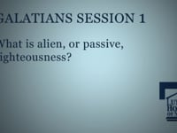 What is alien, or passive, righteousness?