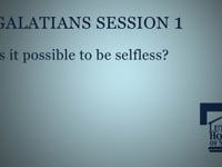 Is it possible to be selfless?