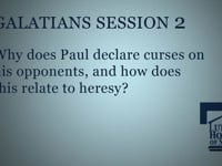 Why does Paul declare curses on his opponents?