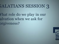 What role do we play in our salvation when we ask for forgiveness?