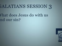 What does Jesus do with us and our sin?