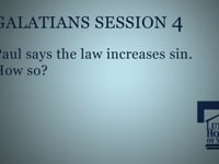 Paul says the law increases sin. How so?