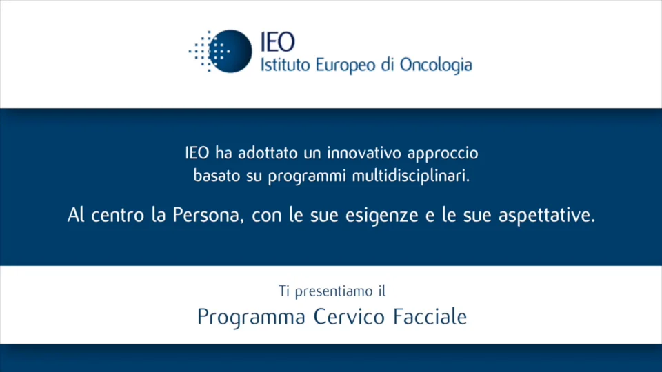 Programma Cervico Facciale