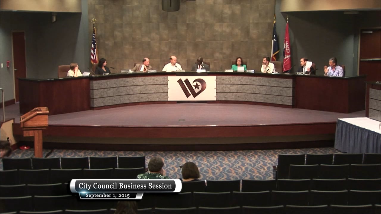 Business Session - September 1 2015 on Vimeo