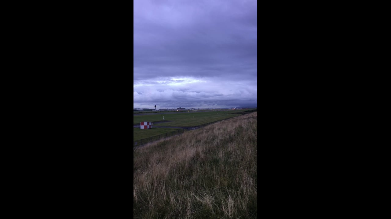 Antonov An-124 Taking Off From Manchester Airport.