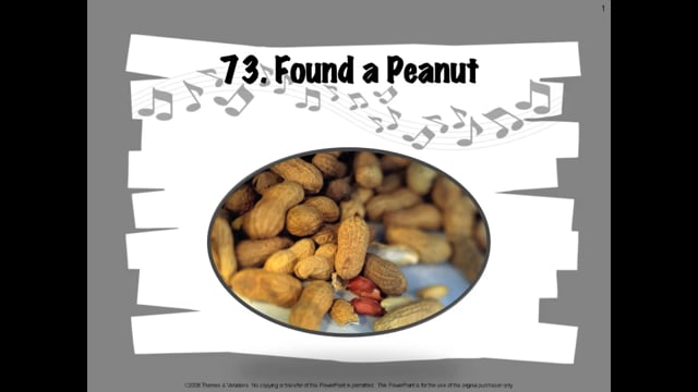Found A Peanut | MusicplayOnline