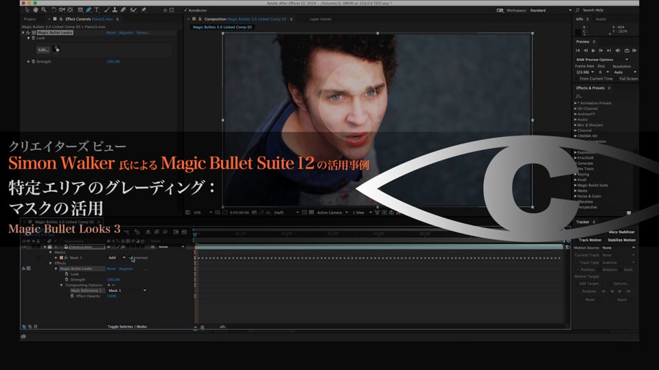 Magic Bullet Suite 12 の活用事例 解説15 【特定エリアのグレーディング：マスクの活用】