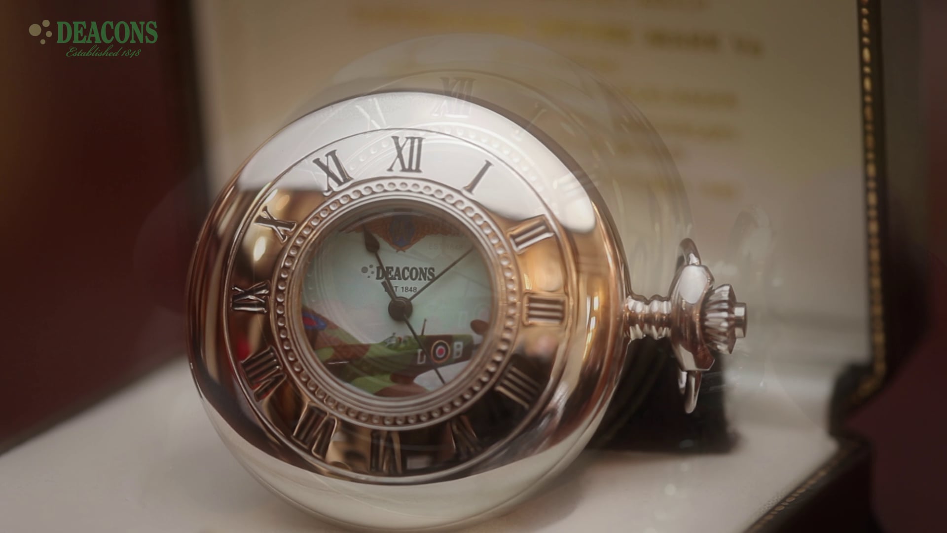 Supermarine Spitfire Mark V Pocket Watch from Deacons.