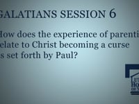 How does the experience of parenting relate to Christ becoming a curse?
