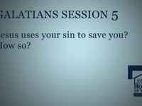 Jesus uses your sin to save you? How so?