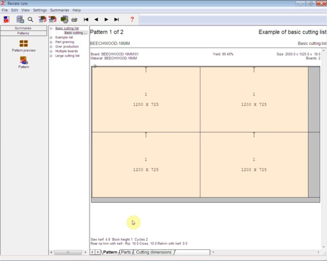How to optimise a run and then view the results