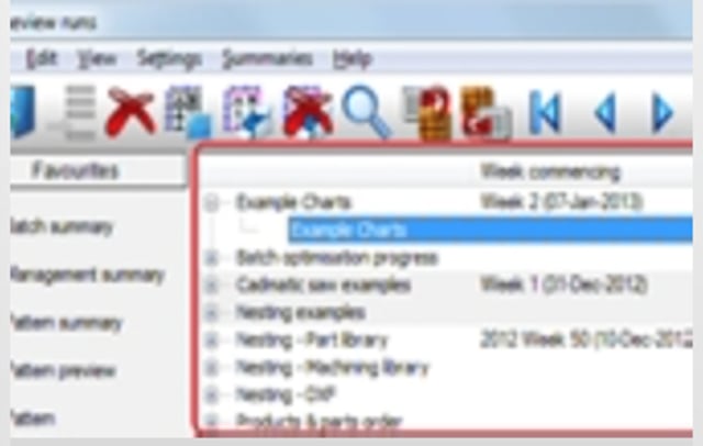 How to filter display of jobs in review runs