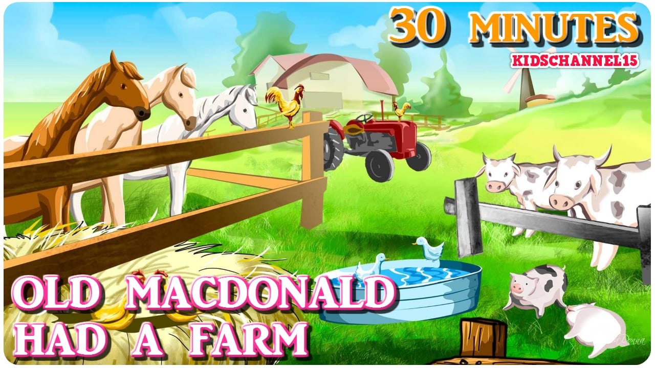 Old Macdonald Had a Farm - Video songs for Kids - Children 2015 - Nursery  Rhyme