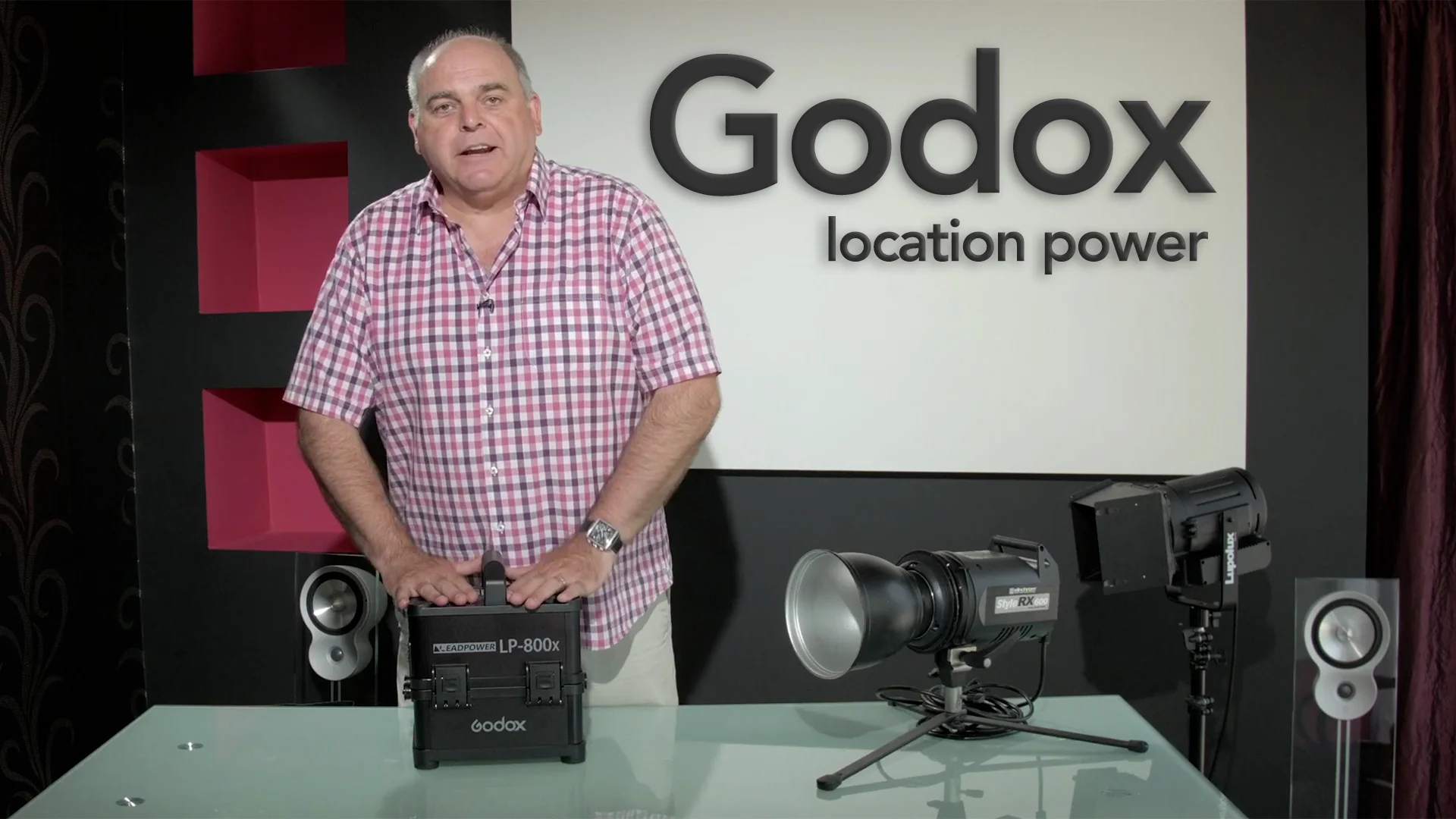 Godox LP-800x Li-ion battery inverter power supply | Videos