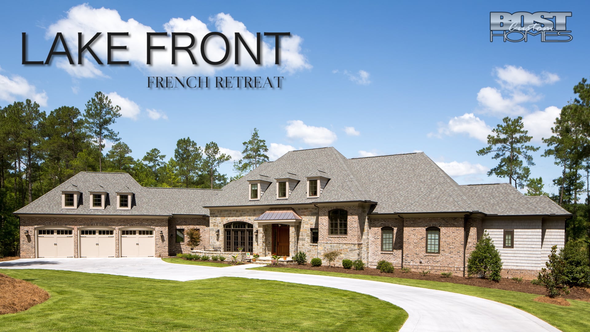 Bost Custom Homes | Lake Front French Retreat | Raleigh, NC on Vimeo