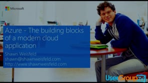 Azure - The building blocks of a modern cloud application 
