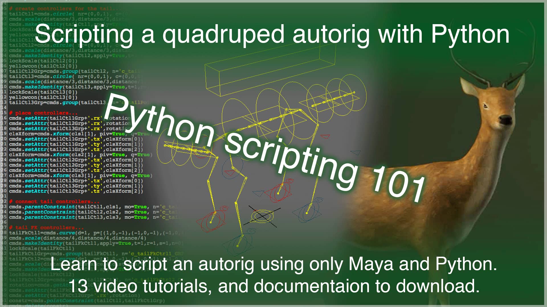 Maya Python Autorig Scripting Tutorial on Vimeo