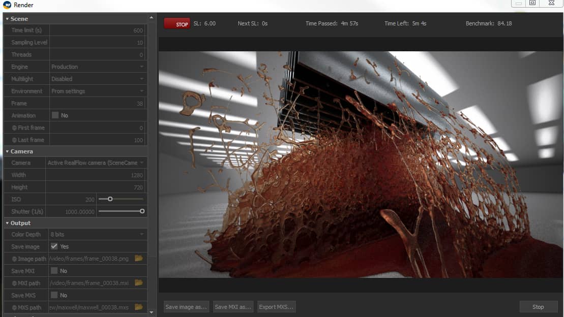 RealFlow 2015 Maxwell Render integration enhancements on Vimeo