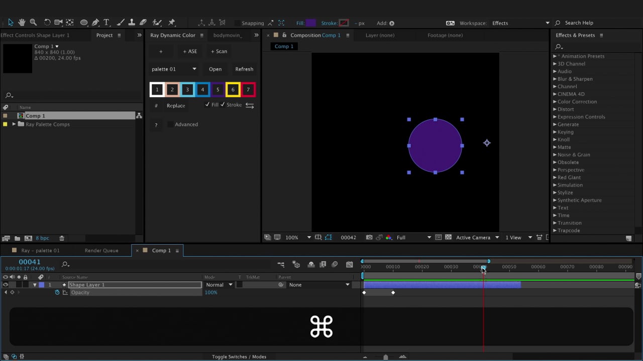 AE Feature: "option" + drag to duplicate keyframes and layers