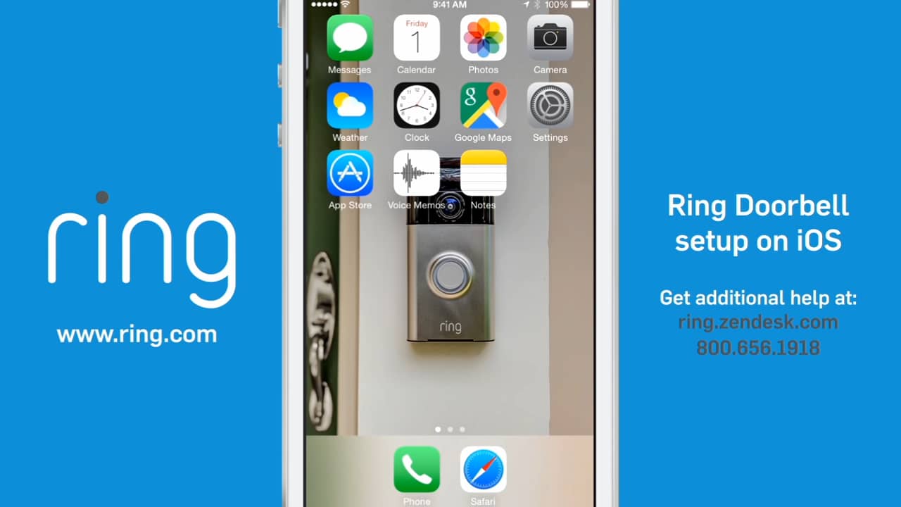 How to Set Up Your Ring Doorbell With an iPhone or iPad on Vimeo