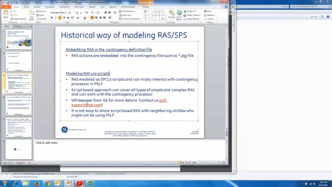 GE PSLF Webinars and Instructional Videos - Introduction to RAS models ...