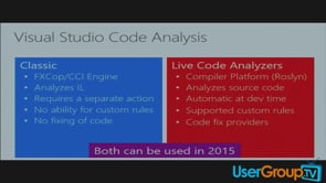 Keeping Code Clean with Visual Studio 2015 Live Code Analyzers