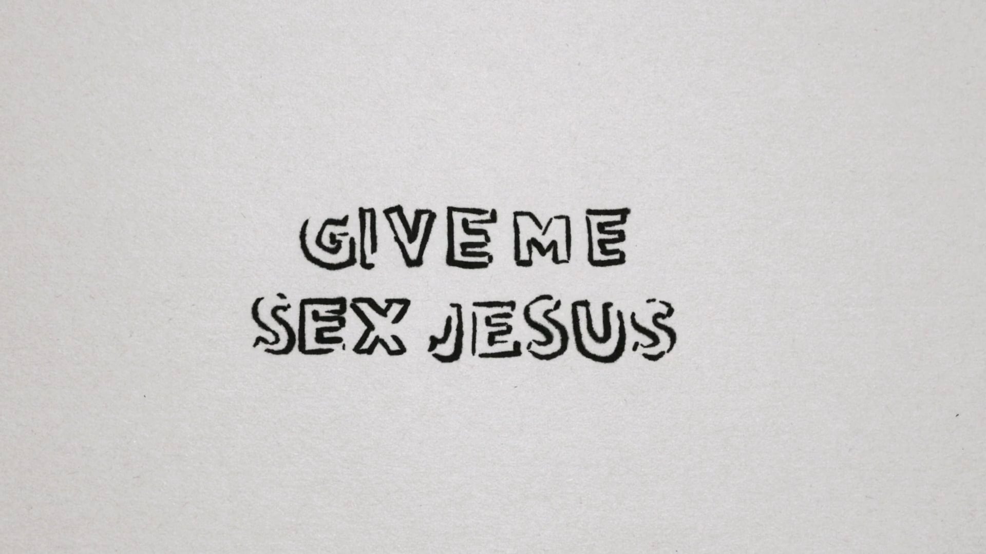 Give Me Sex Jesus On Vimeo