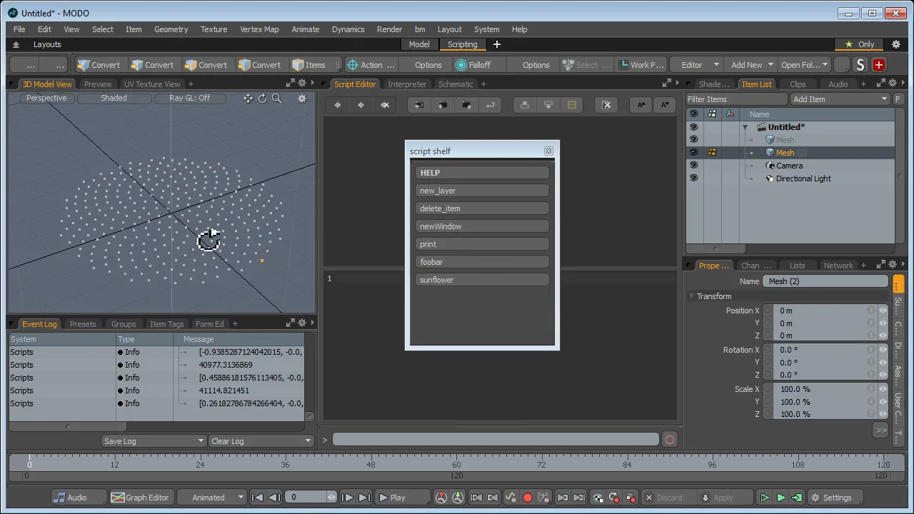 modo script shelf kit v0.13