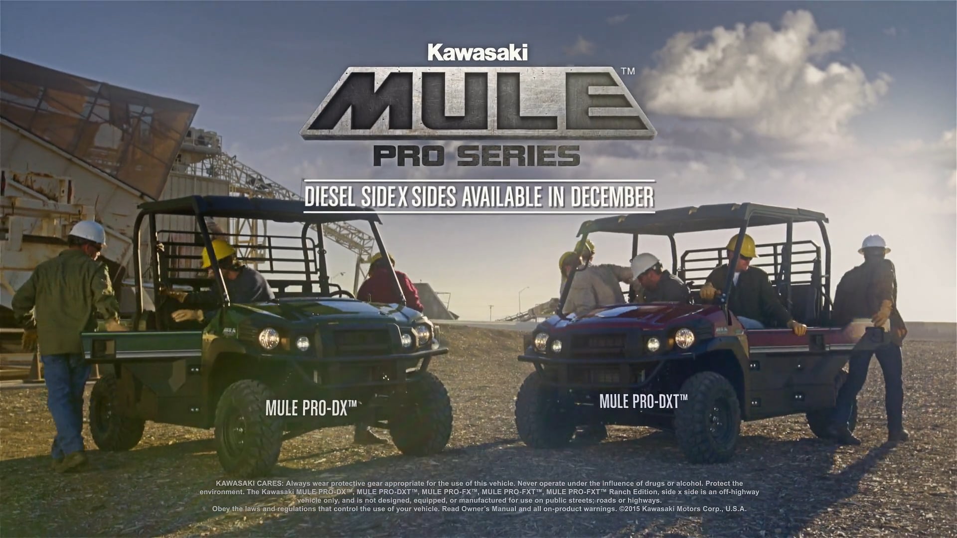 2016 Mule Pro Diesel: "Strong Industry"