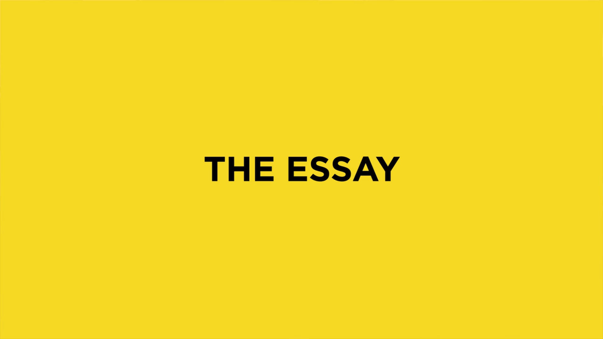 Twinston The Essay