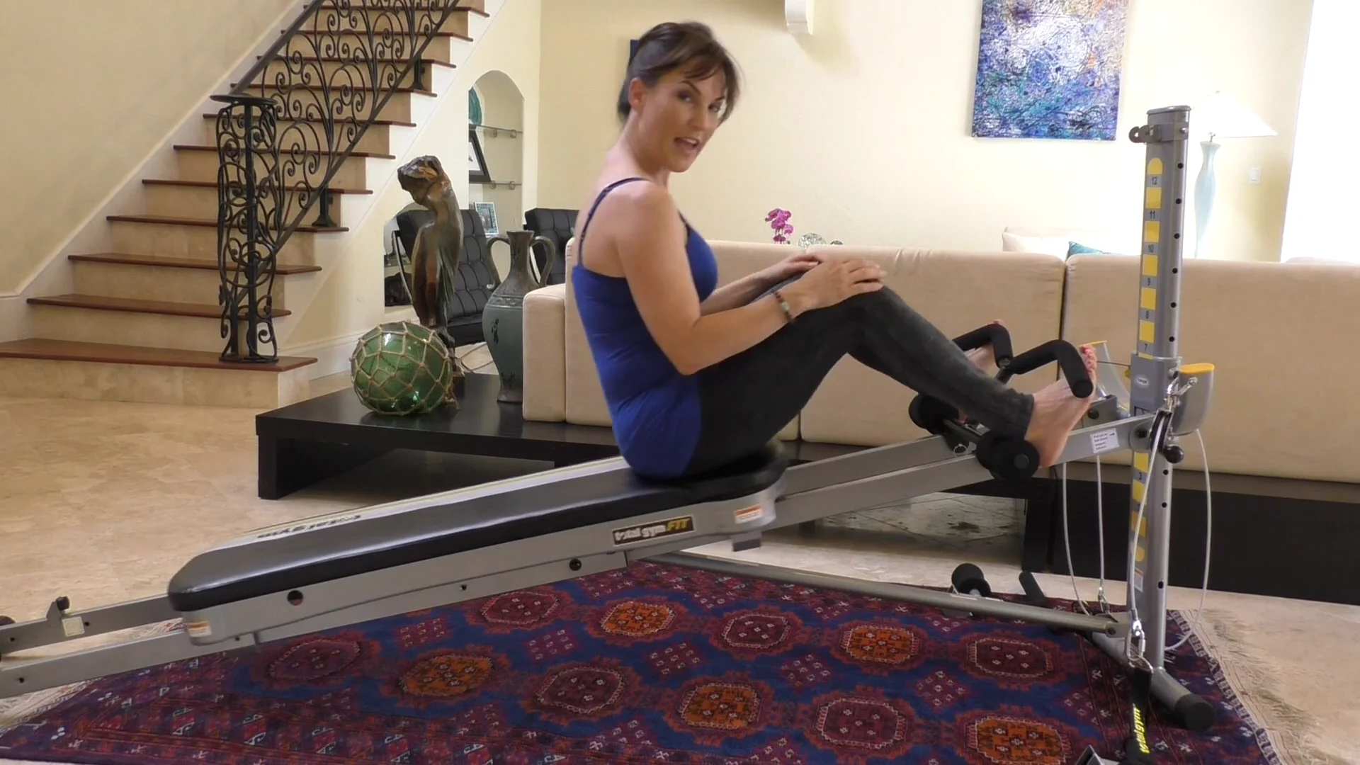 Total Gym Pilates Toe Bar on Vimeo