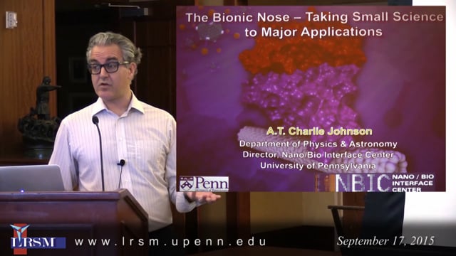 LRSM Science Café: A ‘Bionic Nose’ to Smell Cancer - From Small Science to Major Applications