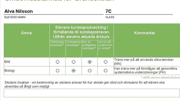 Förälder i Skola24 